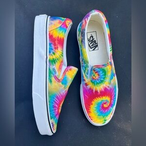 Vans Shoes Slip On Tie Dye Mens 8.5 Women’s 10.0